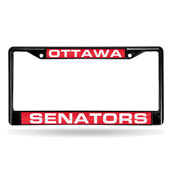 Ottawa Senators Black Laser Chrome Frame