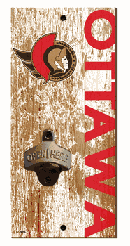 Ottawa Senators Distressed Bottle Opener