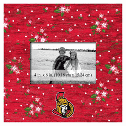 Ottawa Senators Floral 10x10 Frame