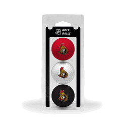 Ottawa Senators Golf Balls - 3 Pack