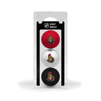 Ottawa Senators Golf Balls - 3 Pack