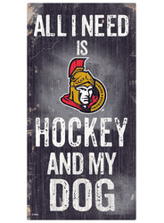 Ottawa Senators Hockey and My Dog Sign