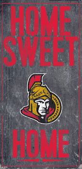 Ottawa Senators Home Home Sweet Home 6x12