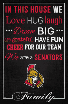 Ottawa Senators In This House 17x26
