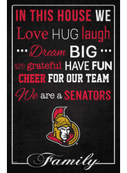 Ottawa Senators In This House 17x26