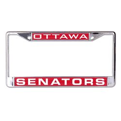 Ottawa Senators License Plate Frame - Inlaid