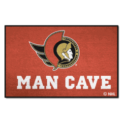 Ottawa Senators Man Cave Starter Mat Accent Rug - 19in. x 30in.