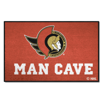 Ottawa Senators Man Cave Starter Mat Accent Rug - 19in. x 30in.