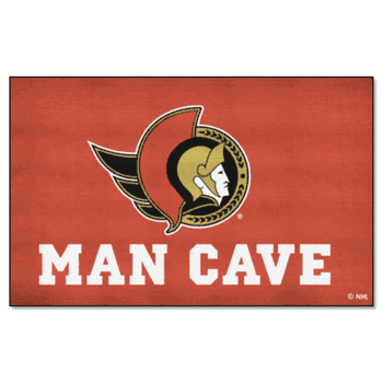 Ottawa Senators Man Cave Ulti-Mat Rug - 5ft. x 8ft.