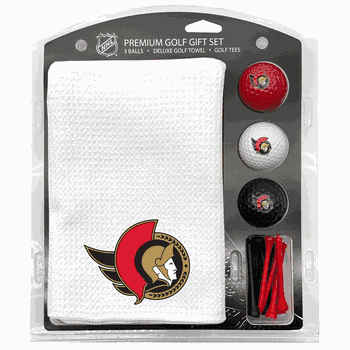 Ottawa Senators Microfiber Towel Gift Set - 16 x 40 (White)