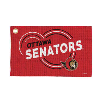 Ottawa Senators NHL Droplets Waffle Fan Towel 16x25 inches
