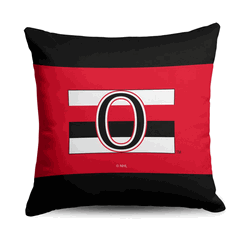 Ottawa Senators NHL Vintage Logo Throw Pillow 18X18