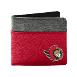 Ottawa Senators Pebble BiFold Wallet LRED