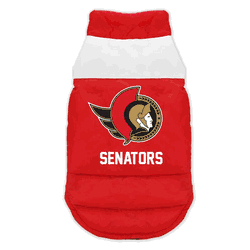 Ottawa Senators Pet Parka Puff Vest Small