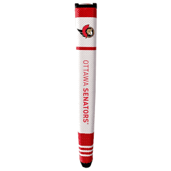 Ottawa Senators Putter Grip (White with colored stripes)