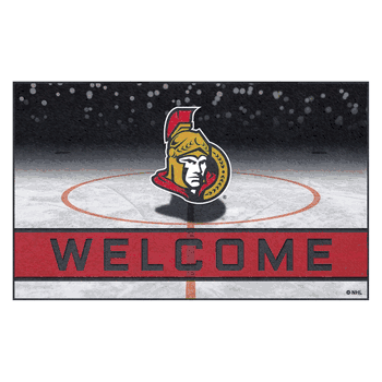 Ottawa Senators Rubber Door Mat - 18in. x 30in.