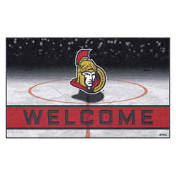 Ottawa Senators Rubber Door Mat - 18in. x 30in.