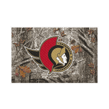 Ottawa Senators Rubber Scraper Door Mat Camo