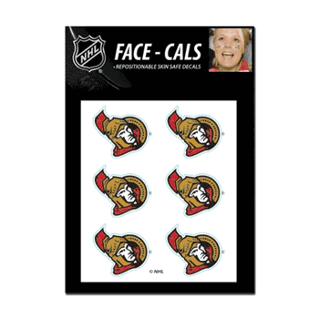 Ottawa Senators Tattoo Face Cals