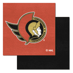 Ottawa Senators Team Carpet Tiles - 45 Sq Ft.