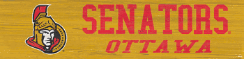 Ottawa Senators Team Name 6x24 Sign