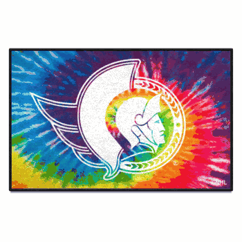Ottawa Senators Tie Dye Starter Mat Accent Rug - 19in. x 30in.