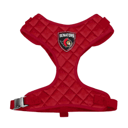 Ottawa Senators Velvet Pet Harness - Large
