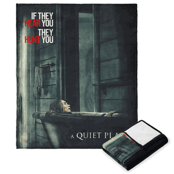 Paramount A Quiet Place Hiding Silk Touch Throw 50X60 Inches