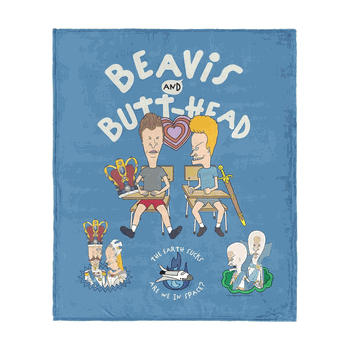 Paramount Beavis and Butthead Classic Silk Touch Throw Blanket 50x60 inches