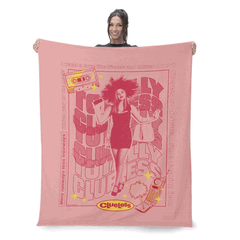 Paramount Clueless Totally Clueless Silk Touch Throw 50X60 Inches