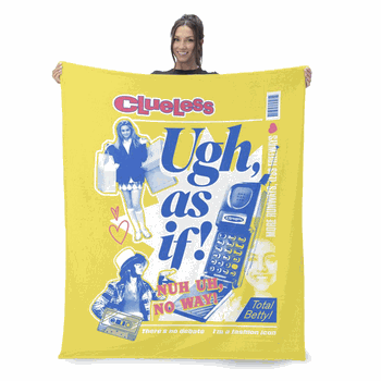 Paramount Clueless Ugh As If Silk Touch Throw 50X60 Inches