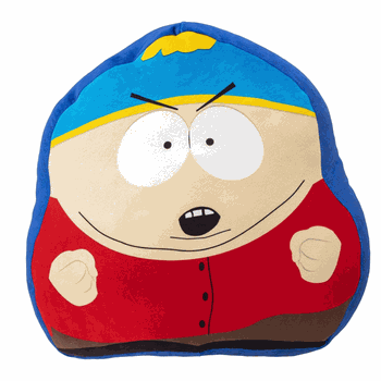 Paramount South Park Angry Cartman Logo Cloud Pillow 15 Inches