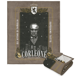 Paramount The Godfather Coreleone Silk Touch Sherpa Throw 50x60 Inches