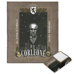Paramount The Godfather Coreleone Silk Touch Throw 50x60 Inches