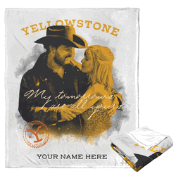 Paramount Yellowstone All My Tomorrows Personalized Silk Touch Throw 50x60 Inches