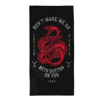 Paramount Yellowstone Beth Dutton Beach Towel 30x60 Inches