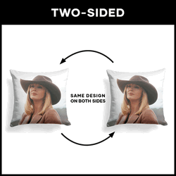 Paramount Yellowstone Beth Throw Pillow 18x18 Inches