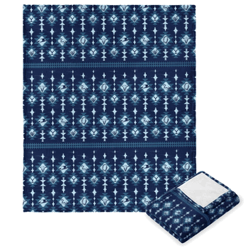 Paramount Yellowstone Blue Holiday Silk Touch Throw 50x60 Inches