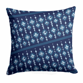 Paramount Yellowstone Blue Holiday Throw Pillow 18x18 Inches