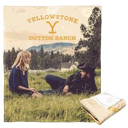 Paramount Yellowstone On The Ranch Silk Touch Throw 50x60 Inches