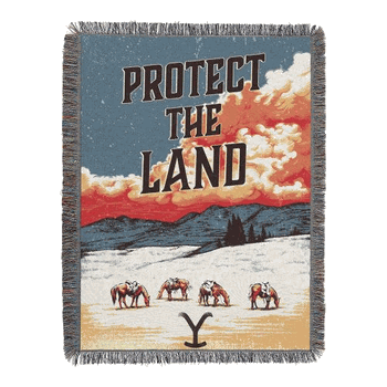 Paramount Yellowstone Protect Woven Woven Tapestry Throw 48x60 Inches