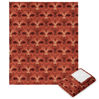 Paramount Yellowstone Ranch Holiday Silk Touch Throw 50x60 Inches