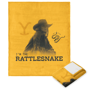 Paramount Yellowstone Rattlesnake Silk Touch Throw 50x60 Inches
