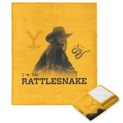 Paramount Yellowstone Rattlesnake Silk Touch Throw 50x60 Inches