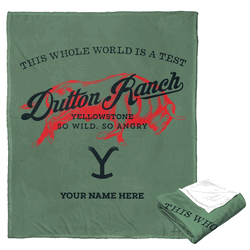 Paramount Yellowstone The Test Personalized Silk Touch Throw 50x60 Inches