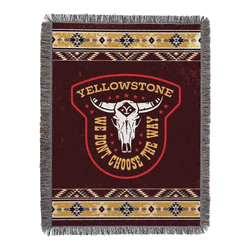 Paramount Yellowstone The Way Woven Woven Tapestry Throw 48x60 Inches