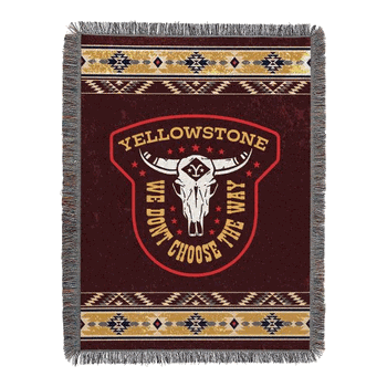 Paramount Yellowstone The Way Woven Woven Tapestry Throw 48x60 Inches