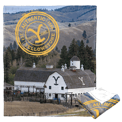 Paramount Yellowstone Welcome To Yellowstone Silk Touch Throw 50x60 Inches