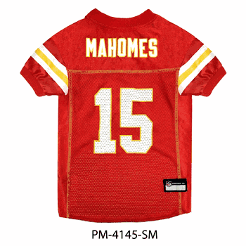 Patrick Mahomes Kansas City Chiefs Pet Jersey Small