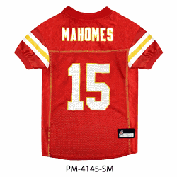 Patrick Mahomes Kansas City Chiefs Pet Jersey Small